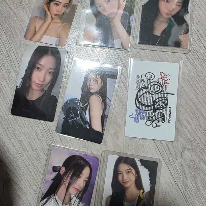 르세라핌 카즈하 언포기븐 공방포카+ 피어나 포카 등 7장 일괄