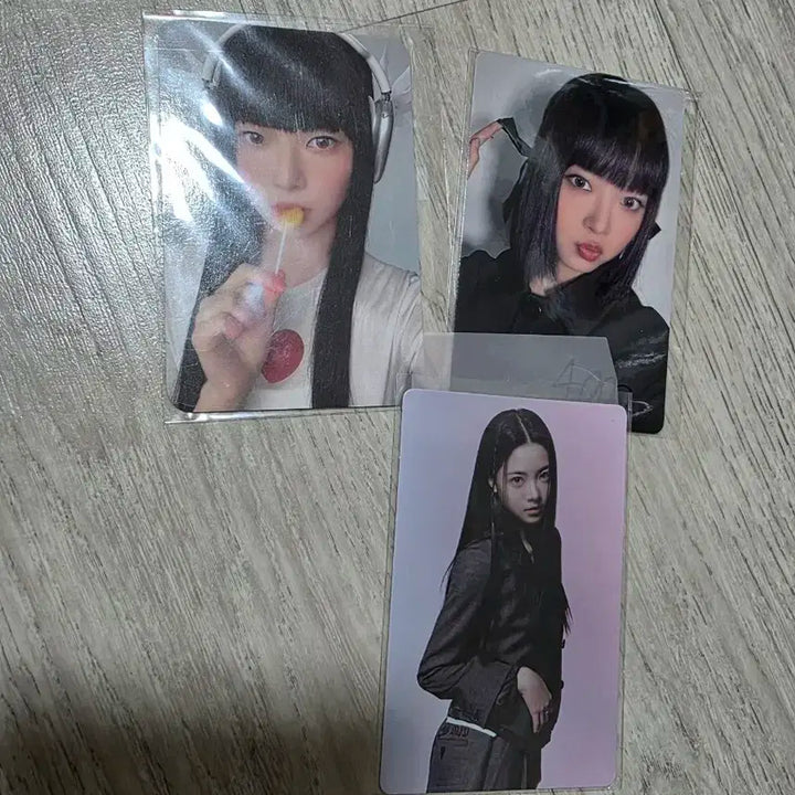 르세라핌 홍은채 포토카드 3장