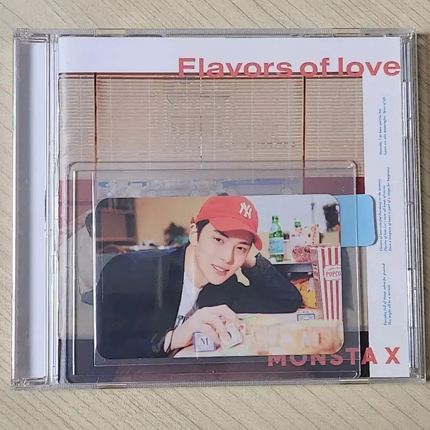 몬스타엑스 몬엑  flavors of love 일본 앨범 민혁 포카