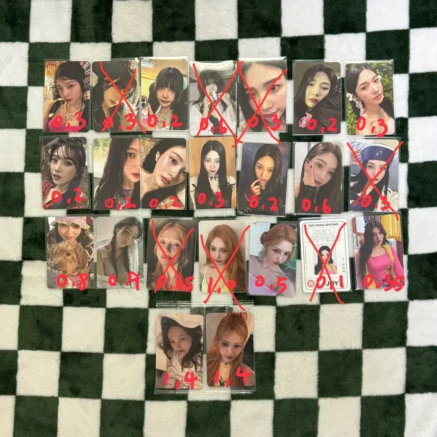 레드벨벳 포카 양도 조이포카 애플뮤직 케포타 미공포 앨범포카 외 다수