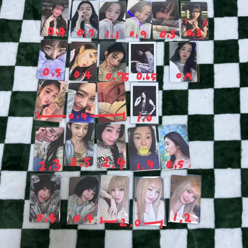 레드벨벳 포카 양도 아이린포카 전시회 럭키드로우 미공포 앨범포카 외 다수