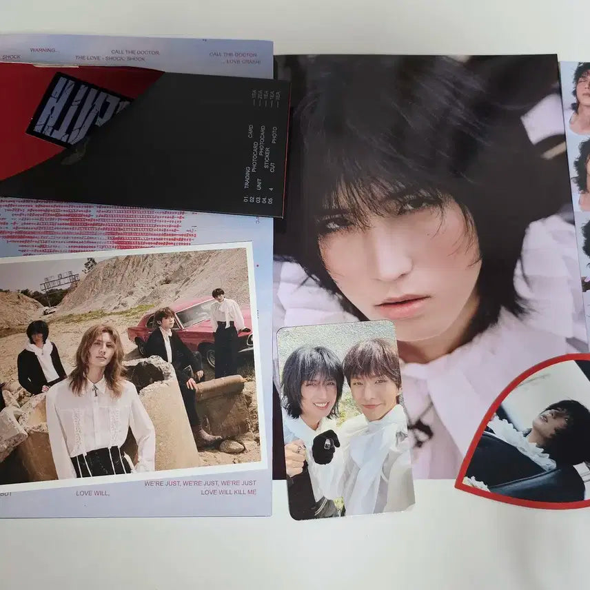 엑디즈 준한 예판 특전 포스터2 + 러브투데쓰 앨범2세트 판매