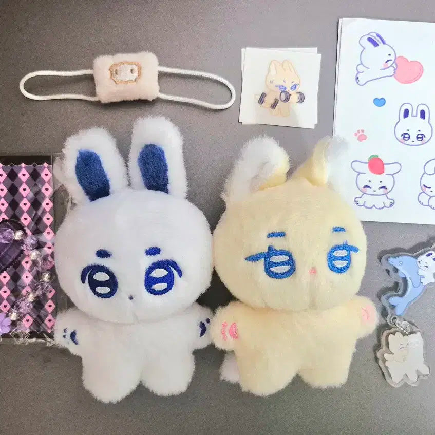 플레이브 비공식 인형 예롱 노롱 + 특전 포함 원가 이하