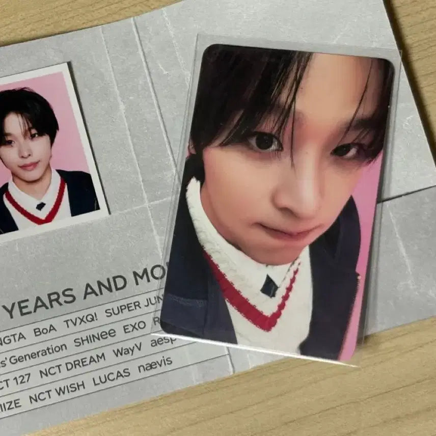 급처)엔시티 위시 리쿠 sm mp3 포카 증사 세트 일괄 양도