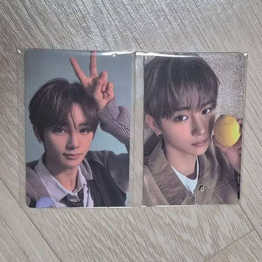 보이즈2플래닛 조우안신 포카 1주차 일괄 5