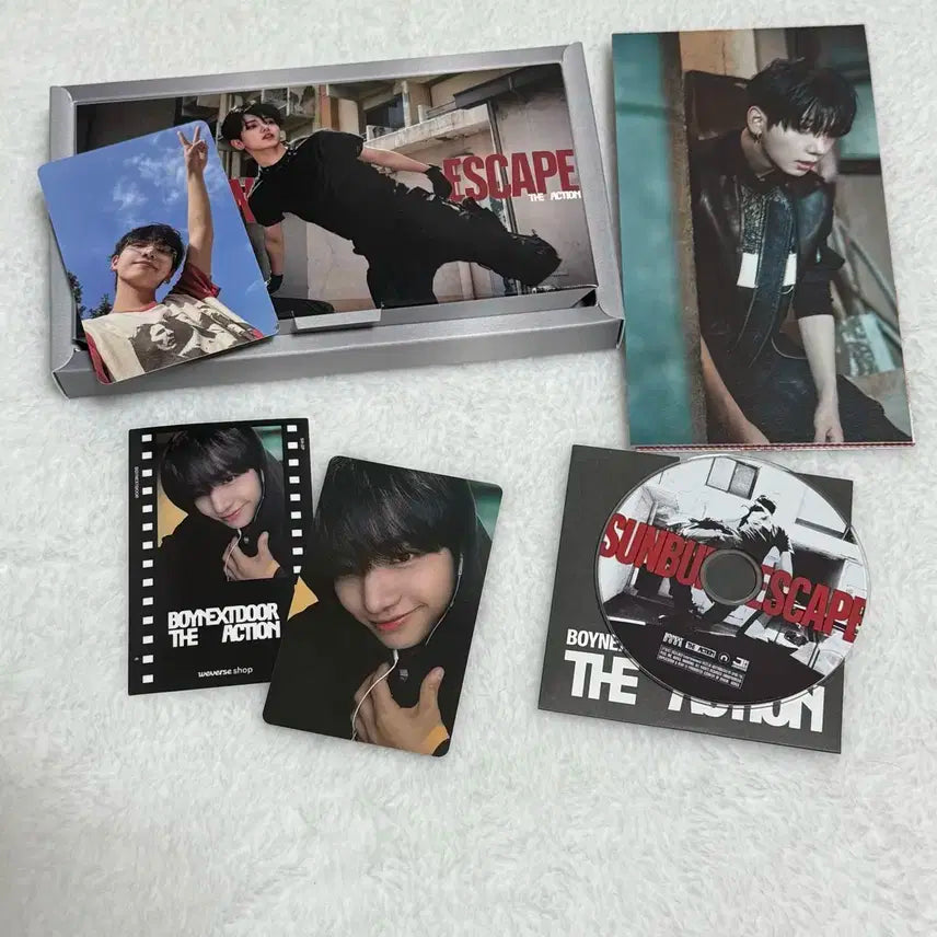 보넥도 디액션 the action 프레임 위버스 특전 명재현 포카