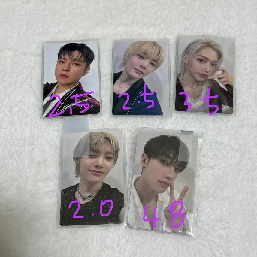 스트레이키즈 일본 포카 특전 엠디 승민 아이엔 필릭스 방찬 크리스마스