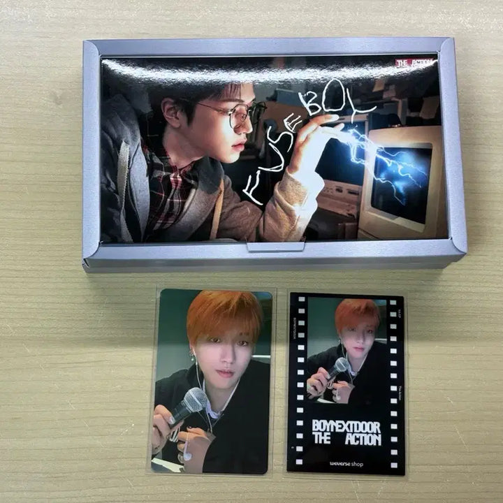 보넥도 리우 디액션 프레임반 개봉앨범 위버스 특전