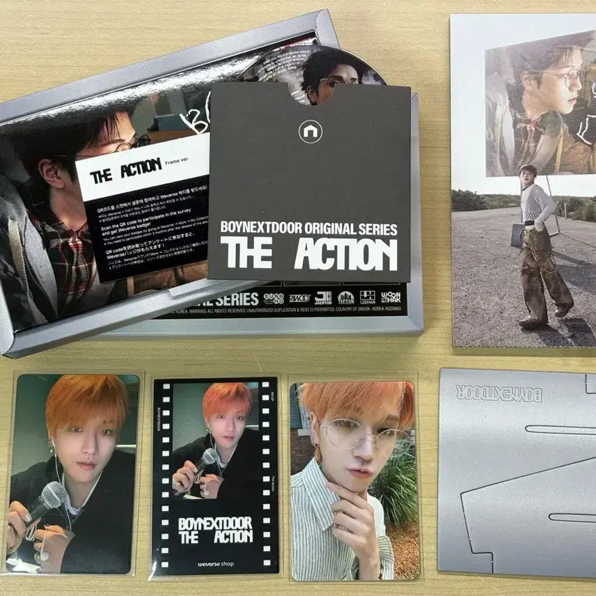 보넥도 리우 디액션 프레임반 개봉앨범 위버스 특전