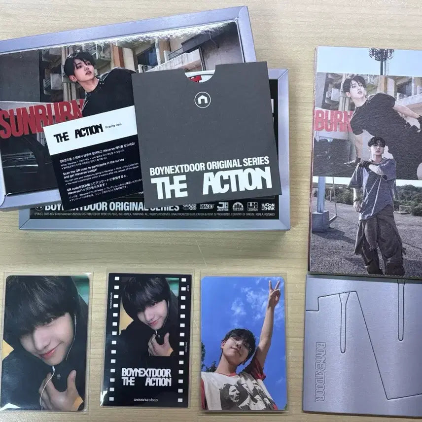 보넥도 명재현 디액션 프레임반 개봉앨범 위버스 특전