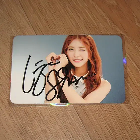 소나무 (Sonamoo)  나현 친필싸인 포토카드 /  포카