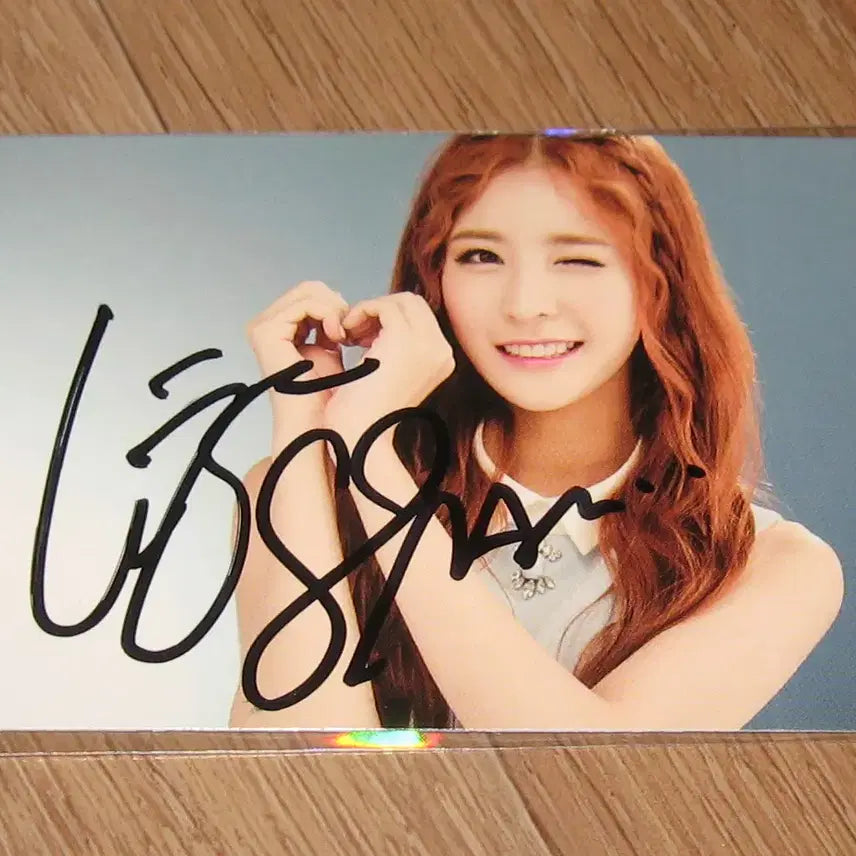 소나무 (Sonamoo)  나현 친필싸인 포토카드 /  포카