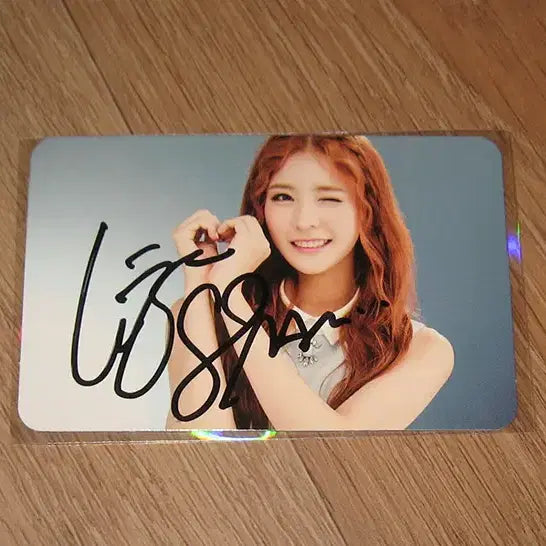 소나무 (Sonamoo)  나현 친필싸인 포토카드 /  포카