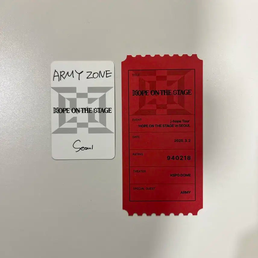 방탄 제이홉 서울콘서트 아미존 특전 j-hope