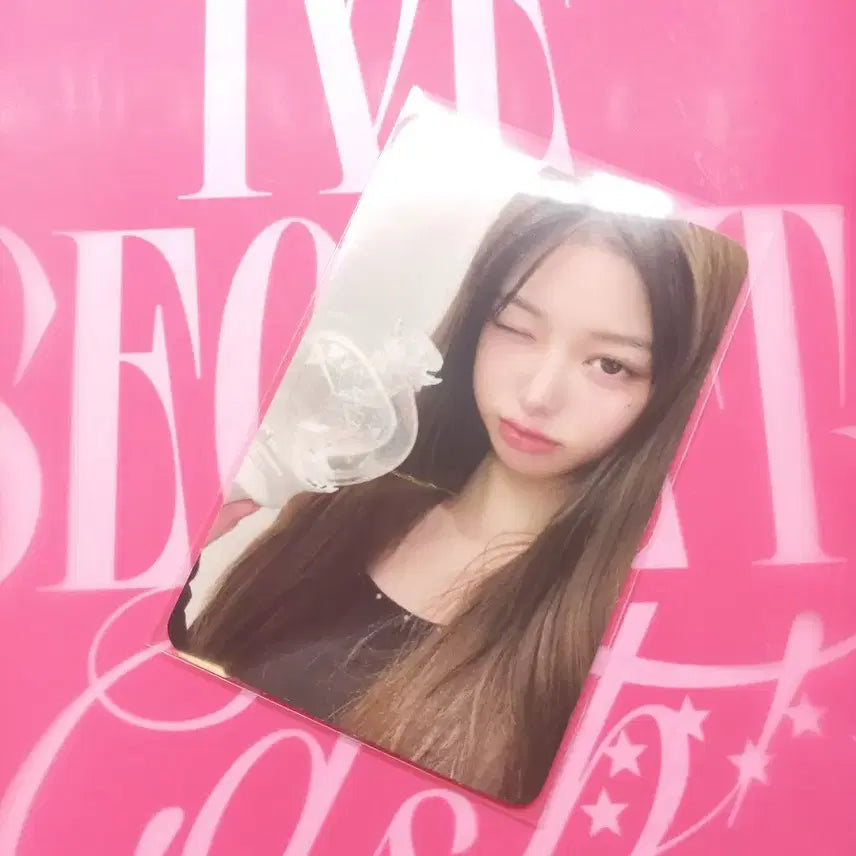 아이브 응원봉 버전2 장원영 포카 팝니다