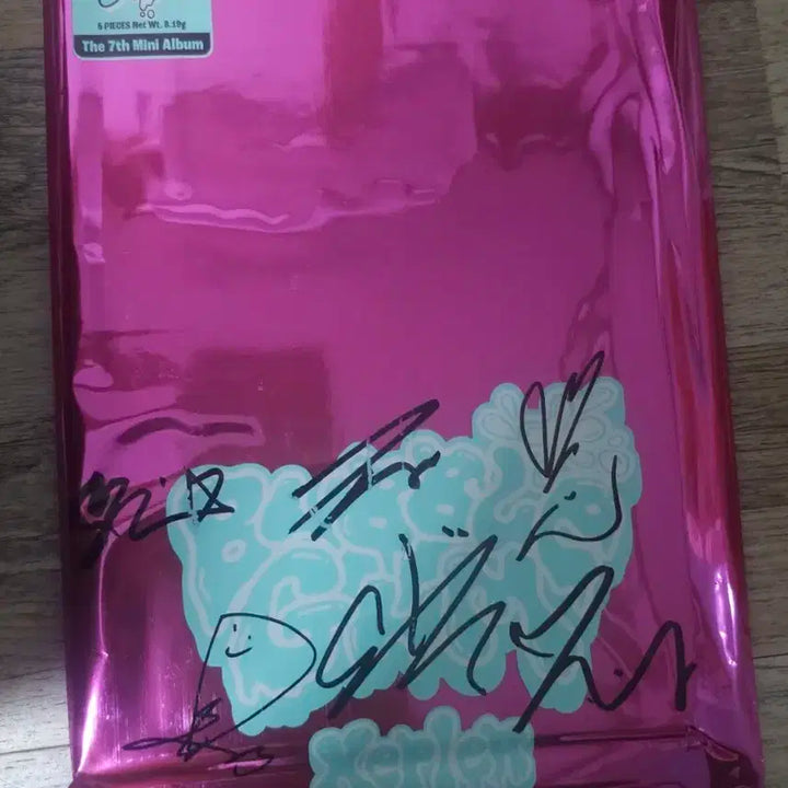 케플러 버블검 친필싸인비매앨범