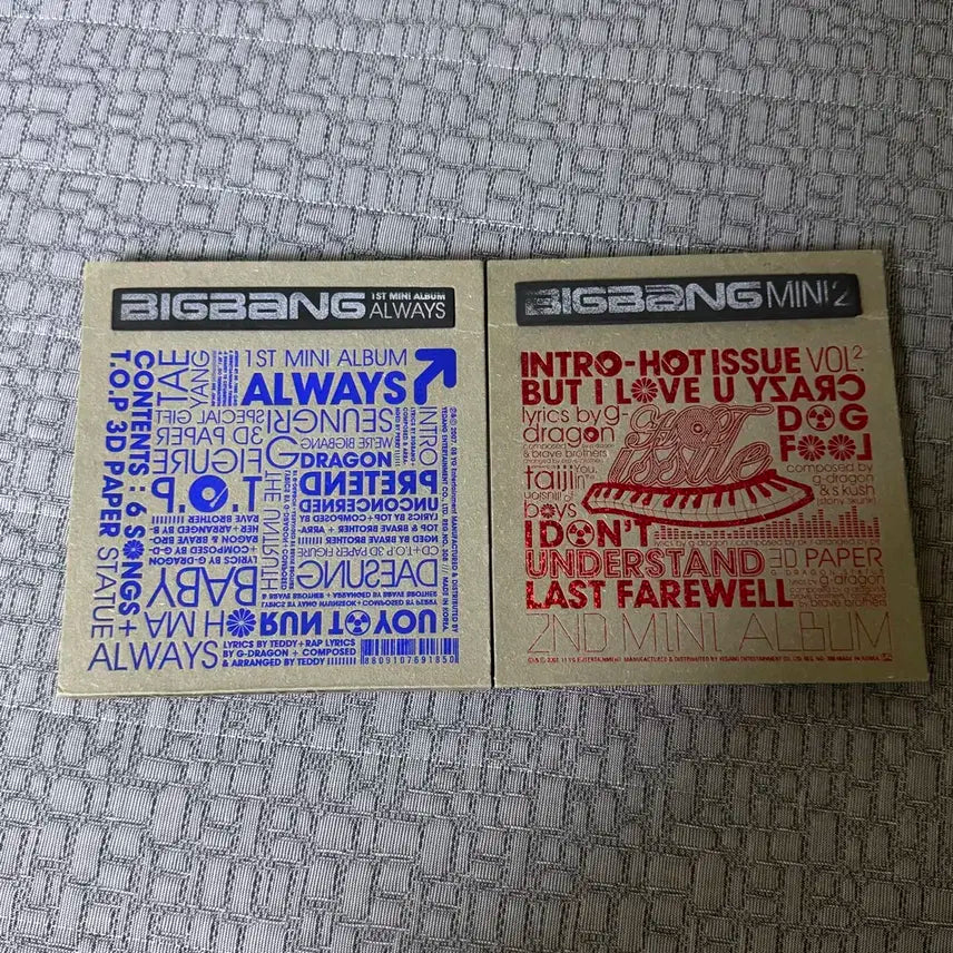 빅뱅 얼웨이즈&핫이슈 앨범 일괄 always&hot issue