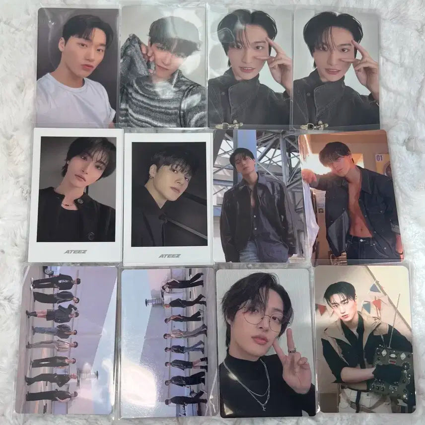 에이티즈 산 홍중 성화 우영 민기 단체 포카 일괄 양도