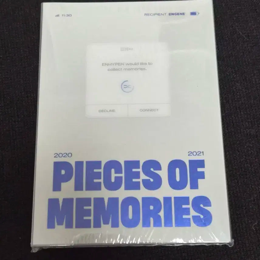 엔하이픈 피스오브메모리즈  포토북버전 미개봉