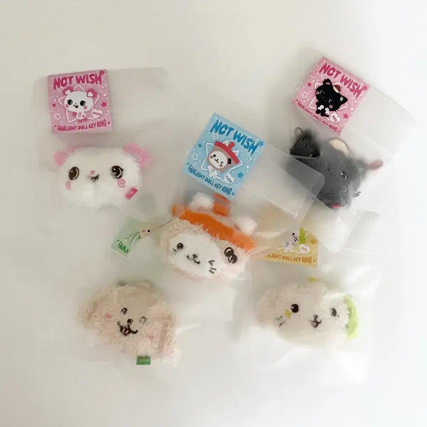 엔시티 위시 콘서트 엠디 위시돌 팬라이트 얼굴 키링