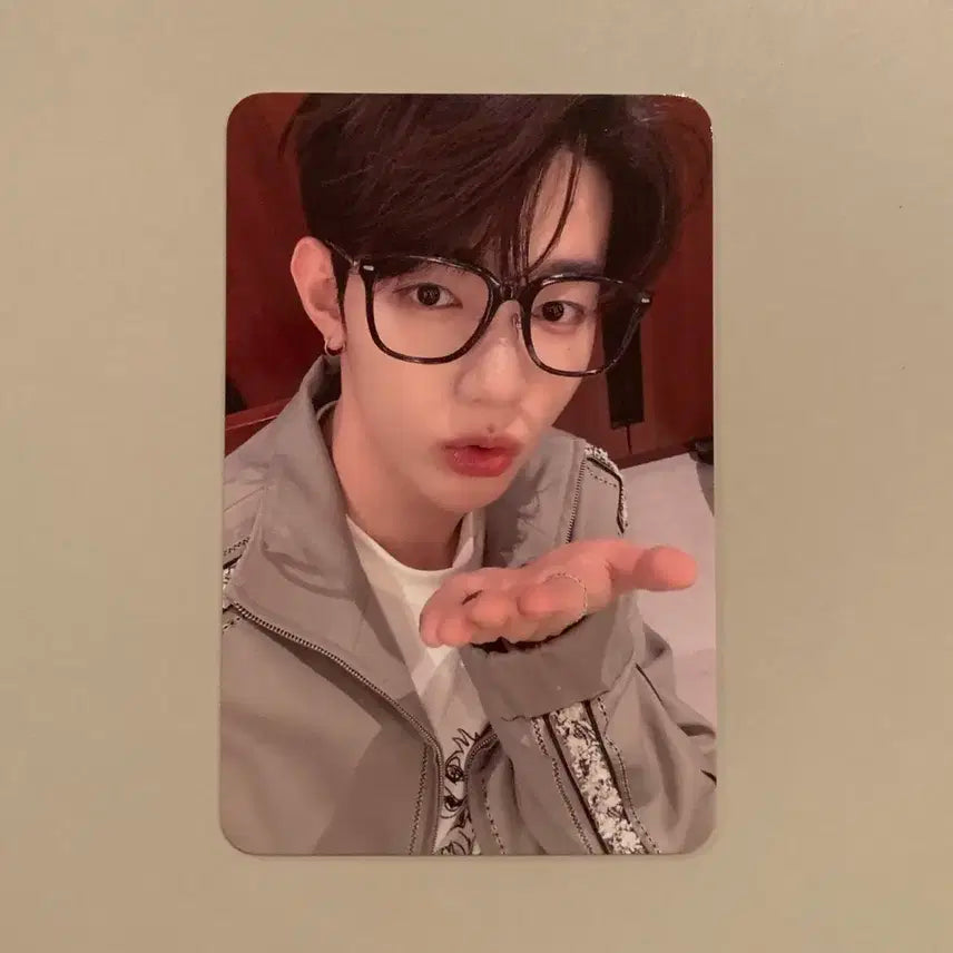 제로베이스원  장하오 안경 포카