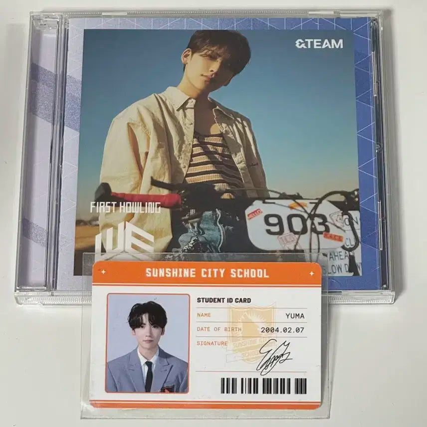 앤팀 &TEAM 유마 FIRST HOWLINGS 파이어워크 개봉 앨범