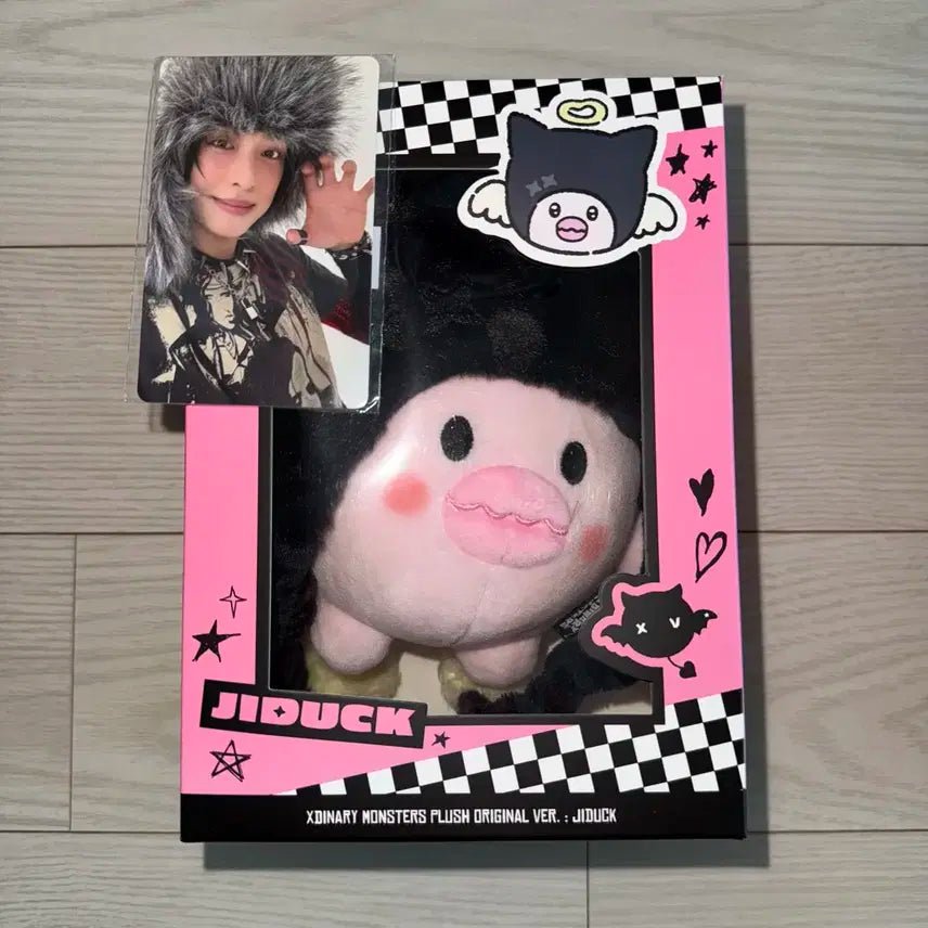 (미개봉) 엑스디너리 엑디즈 가온 지덕이 인형 + 가온포카