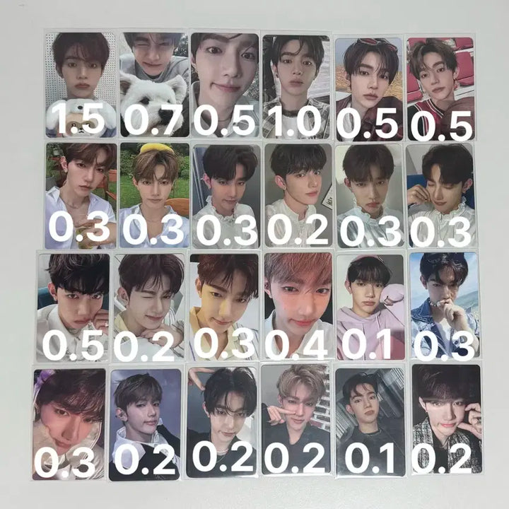 제로베이스원 제베원 전멤버 포토카드 포카 판매