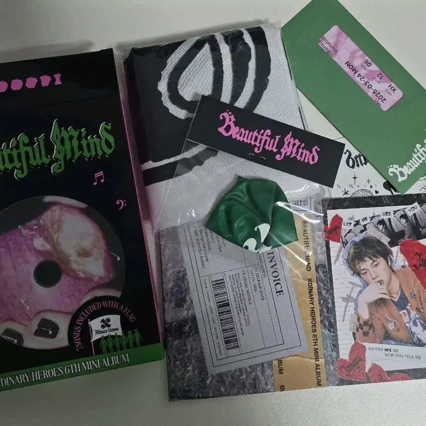 엑스디너리히어로즈 엑디즈 뷰티풀마인드 한정반 개봉 앨범