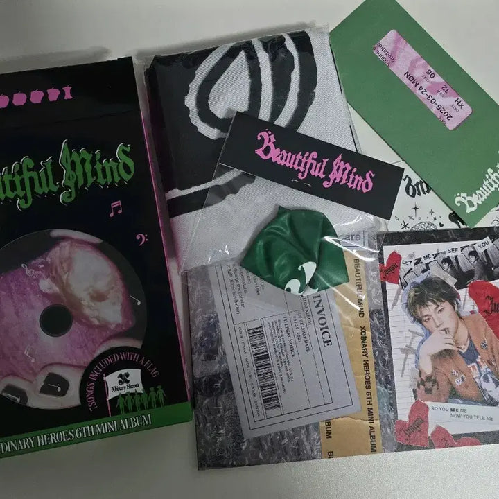 엑스디너리히어로즈 엑디즈 뷰티풀마인드 한정반 개봉 앨범