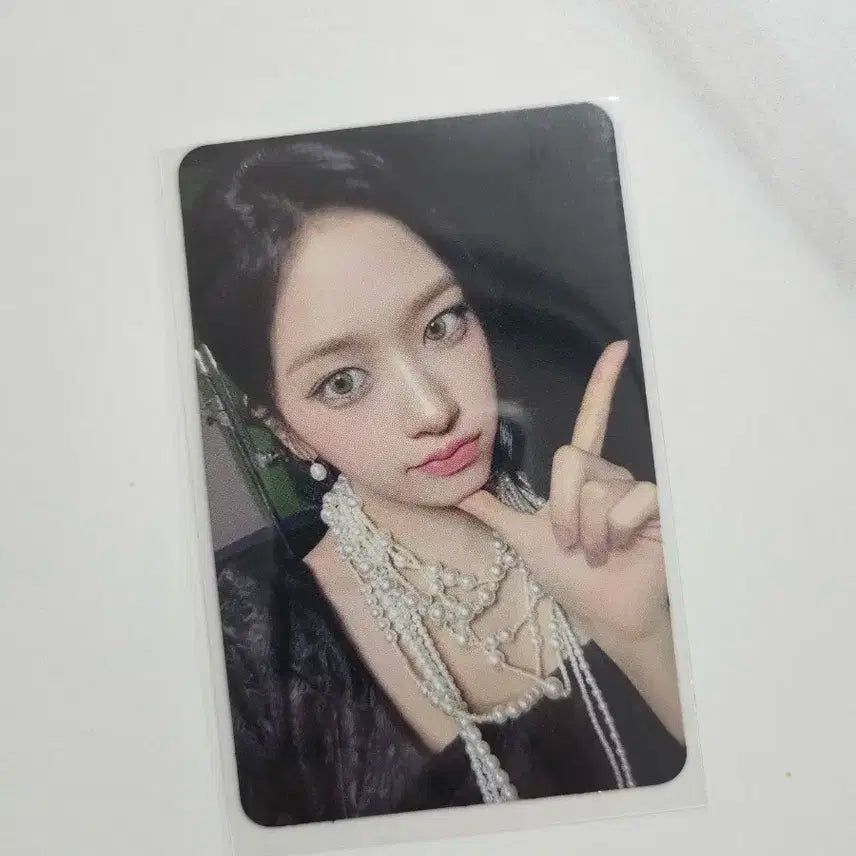 아이브 안유진 콘서트 MD 반지 포토카드