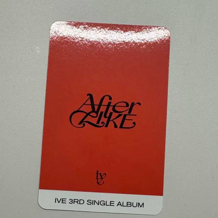 아이브 애프터라이크 장원영 포토카드