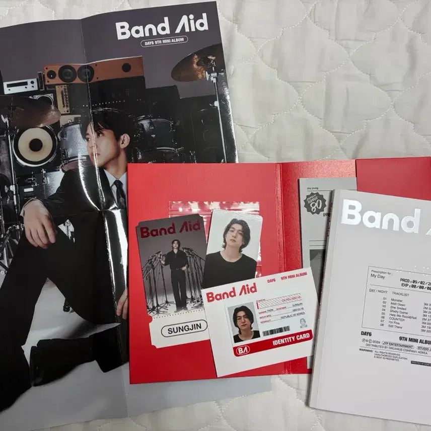 데이식스(day6) Band aid 버전 성진 풀세트+도운 포스터