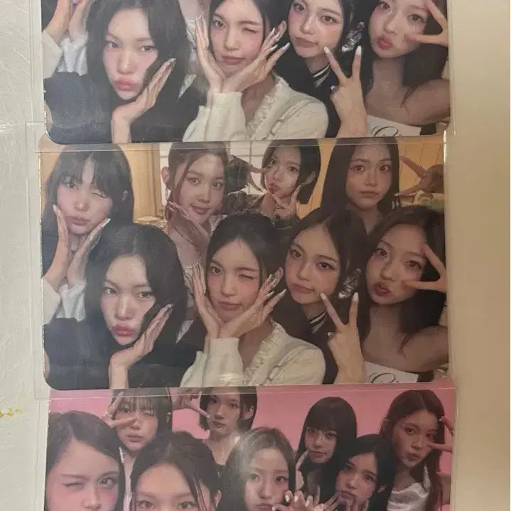 하츠투하츠 포커스 단체 포카