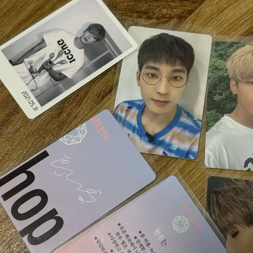 세븐틴 원우 디아이콘 폴라 포카 일괄