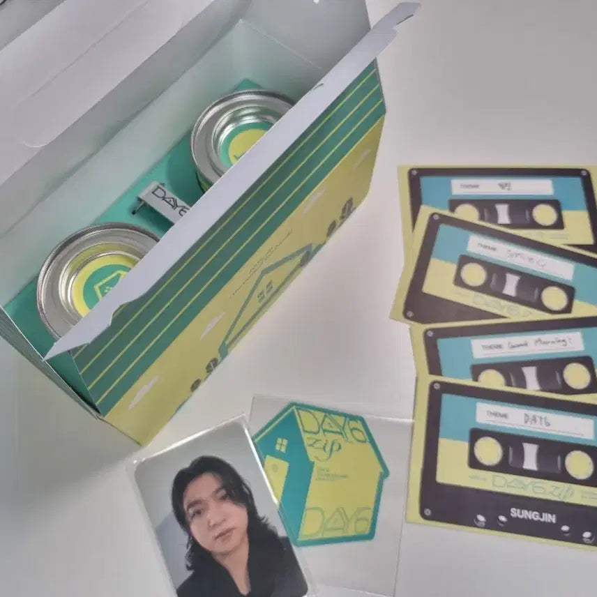 데식집 데이식스 집 팝업 퇴장 기프트 캔들 포카 키트