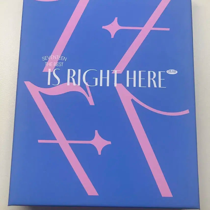 (급처!!) 세븐틴 IS RIGHT HERE 앨범 캐럿반 팔아요