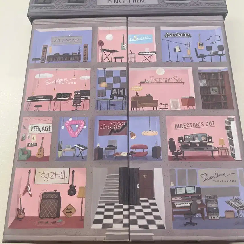 (급처!!) 세븐틴 17 IS RIGHT HERE 세트 개봉앨범 팝니다