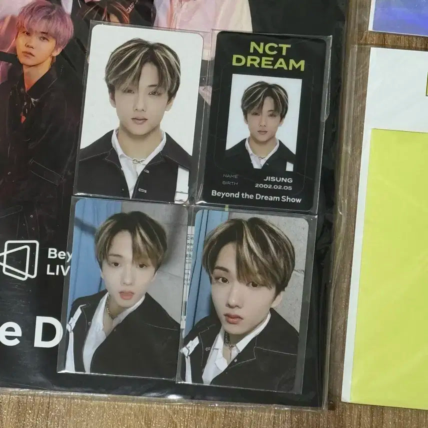 NCT 엔시티드림 지성 비욘드라이브 AR 티켓 브로슈어 아이디카드 일괄