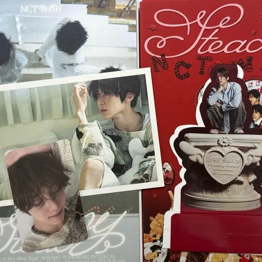 스테디 프시케 레드 시온 풀셋 엽서 등신대 일괄 양도 개봉앨범 엔시티위시