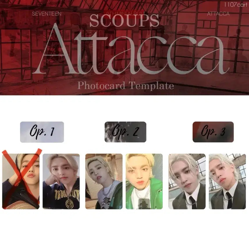 세븐틴 에스쿱스 아타카 + 캐럿반 일괄