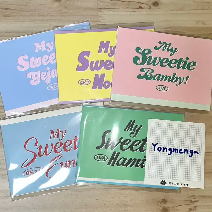 플레이브 2024 생일 키트 편지, Q&A 북 일괄 양도