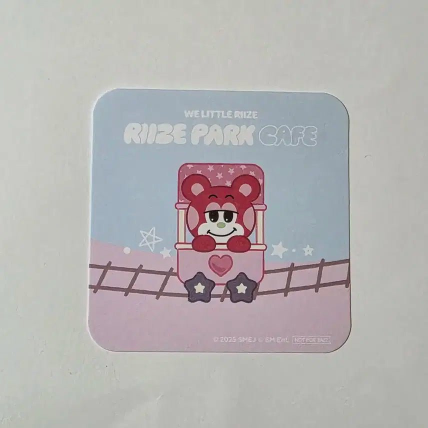 라이즈 파크 도쿄 카페 쇼타로 리즈코 메시지카드 캔디키링 캔뱃지 코스터