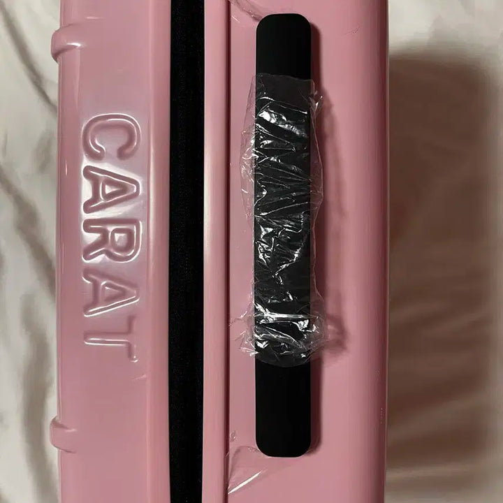 세븐틴 파오럽 캐리어 러기지백 핑크 양도