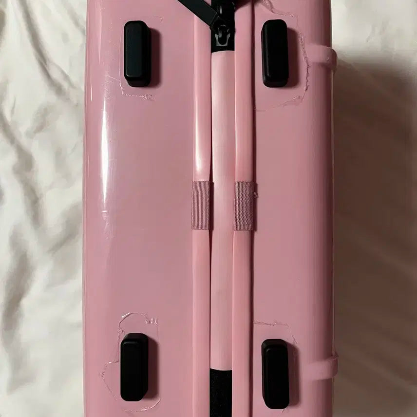 세븐틴 파오럽 캐리어 러기지백 핑크 양도