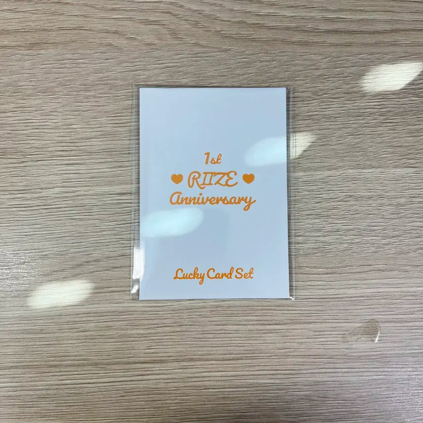 RIIZE ANTON 라이즈 앤톤 1주년 럭키카드 미개봉 새상품
