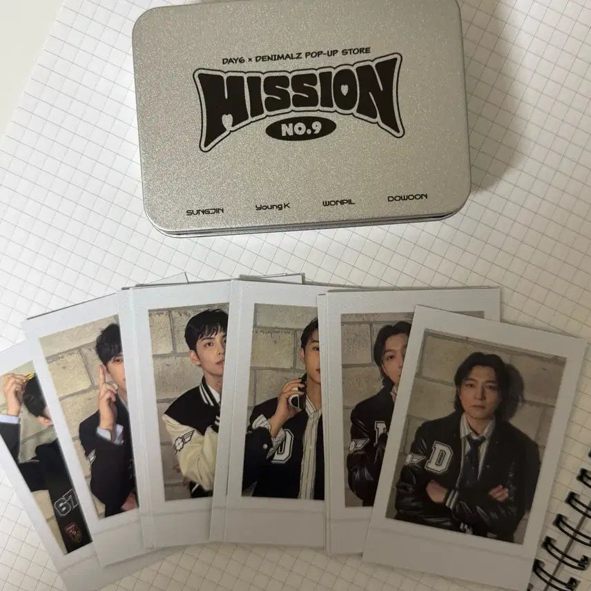 데이식스 MISSION No.9 틴케이스 폴라로이드 세트