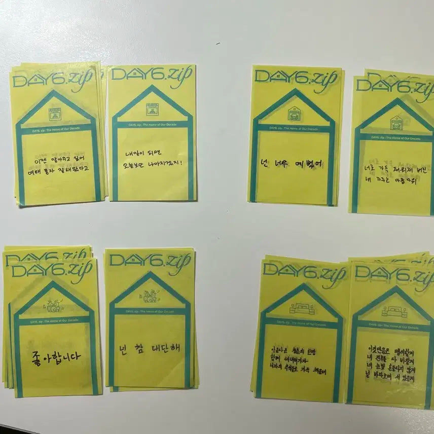 데이식스 팝업 데이식스 집 포카 컨페티 카드 일괄 양도합니다