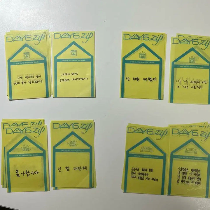 데이식스 팝업 데이식스 집 포카 컨페티 카드 일괄 양도합니다