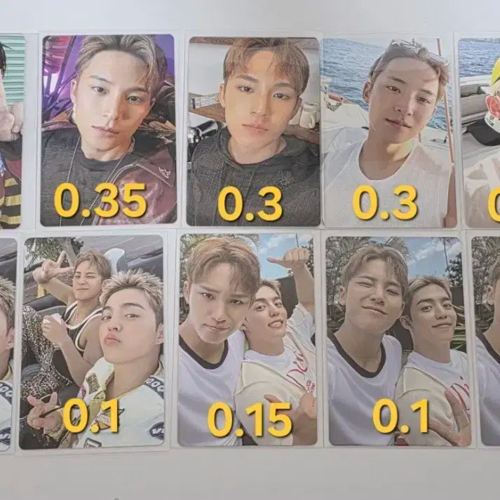 세븐틴 CxM 특전 및 앨범 포카 양도